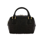 FENDI BAULETTO BOSTON IN PELLE CON LOGO OVER